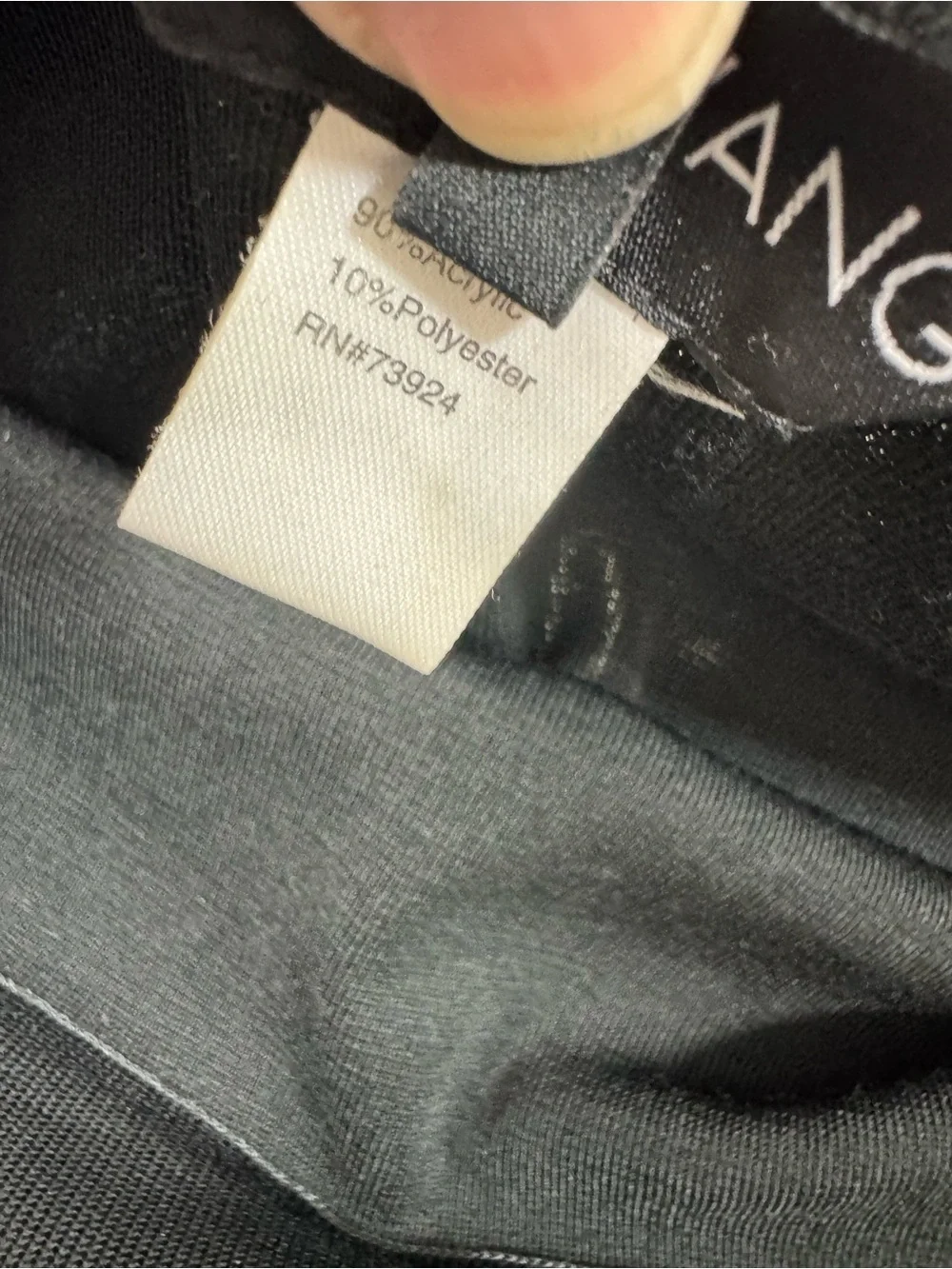 Ming Wang Front Slit Midi Skirt Black - Picture 3 of 6